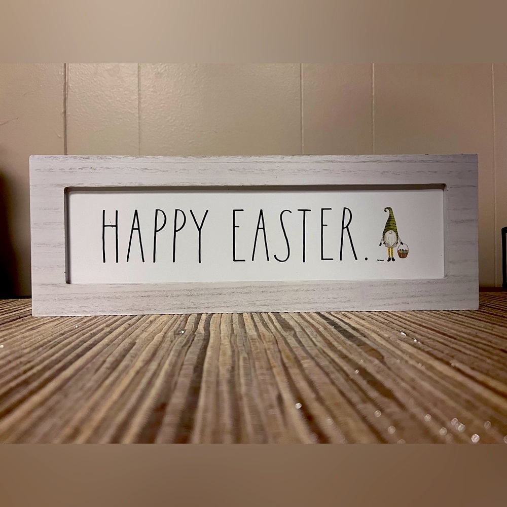 Rae Dunn Happy Easter Wooden Sign